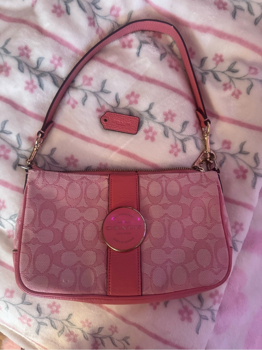 Coach Pink Mini Shoulder Bag